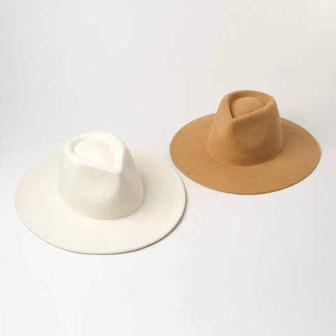 British Style winter  wool solid Classic  fedoras  cap men women panama