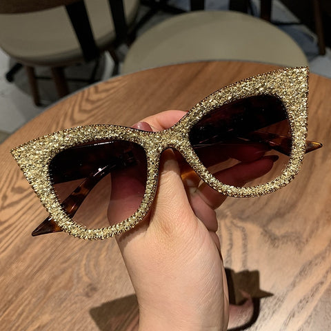 Vintage cat eye Glasses frame retro Female Brand Designer