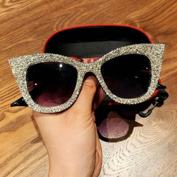 Vintage cat eye Glasses frame retro Female Brand Designer