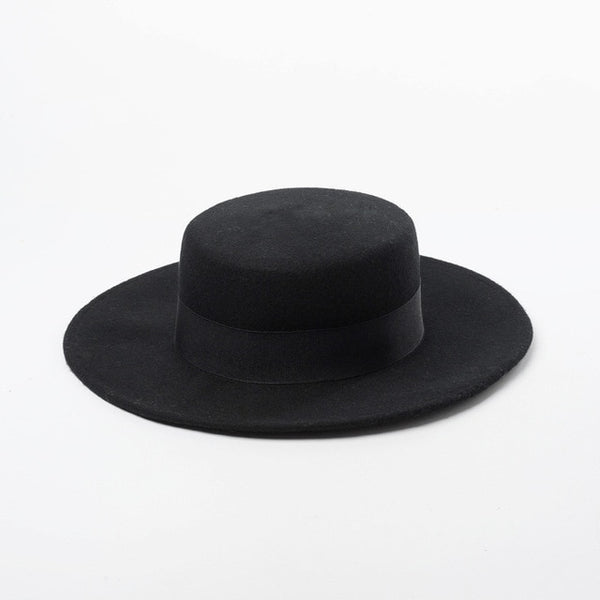 solid  wool  Classic  fedoras  cap MEN women PANAMA jazz hat
