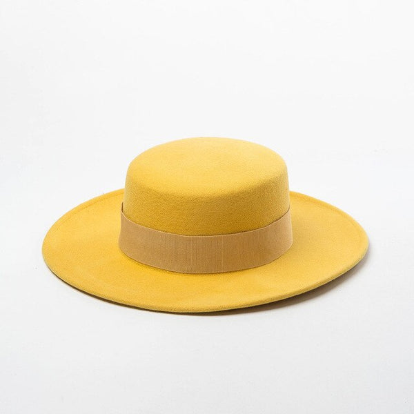 solid  wool  Classic  fedoras  cap MEN women PANAMA jazz hat