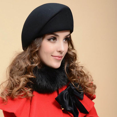 party Fedoras wool beret hat cap Casual warm