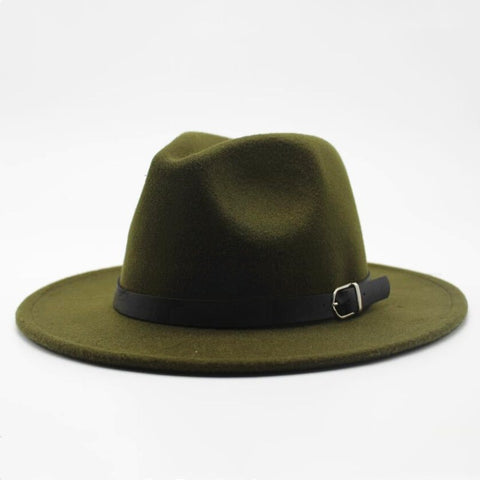 Woolen Women Men Ladies Fedoras Top Jazz Hat European American Round Cap