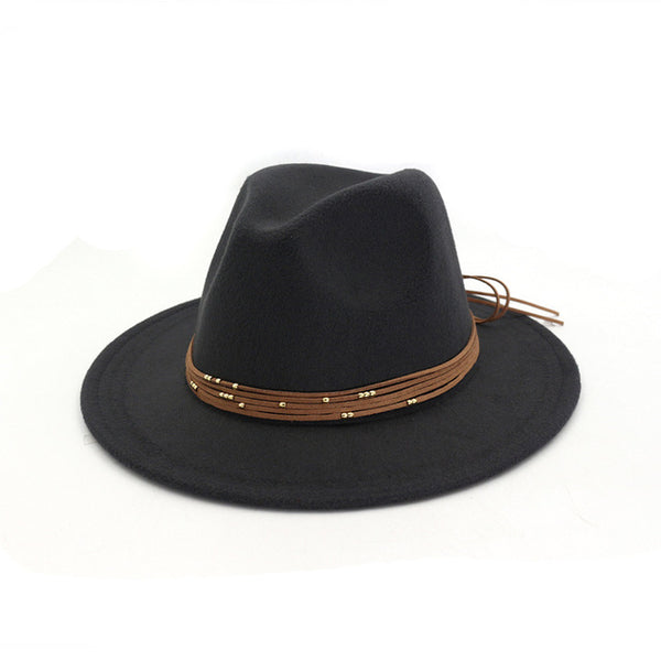 Fedoras hats with Ribbon Band jazz trilby formal top hat