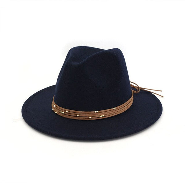 Fedoras hats with Ribbon Band jazz trilby formal top hat
