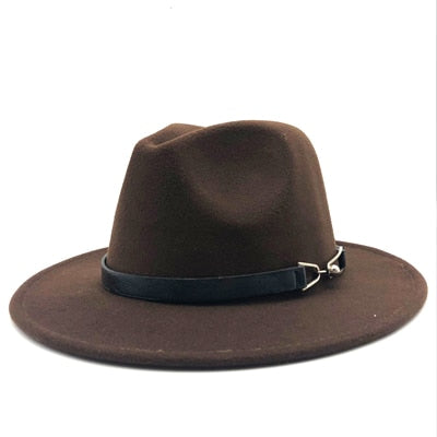 New Women Men Wool Vintage Gangster Trilby Felt Fedora Hat