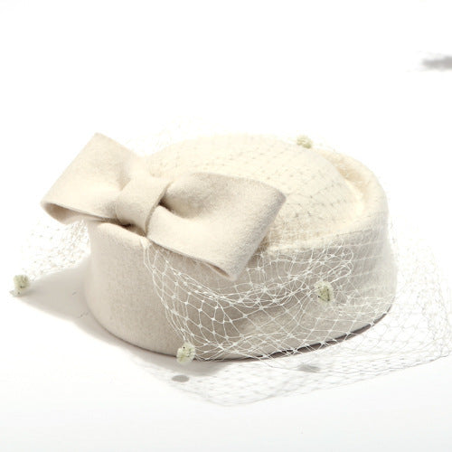 Formal Lady Hat Royal Style Australian Hats Bride Elegant Wool