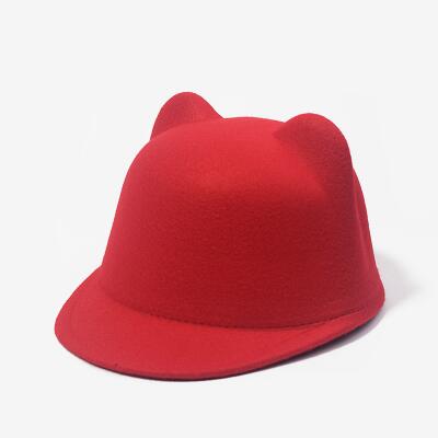 Mother daughter felt fedora hat child adult solid color