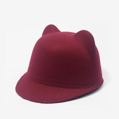 Mother daughter felt fedora hat child adult solid color