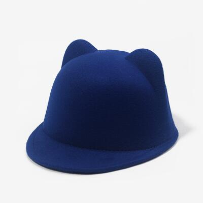 Mother daughter felt fedora hat child adult solid color