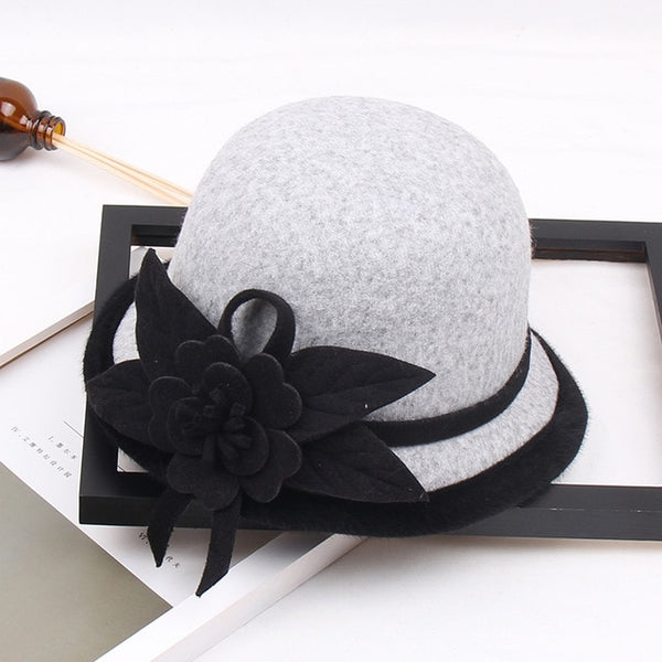 Fedoras Lmitation Wool Felt Women Hats