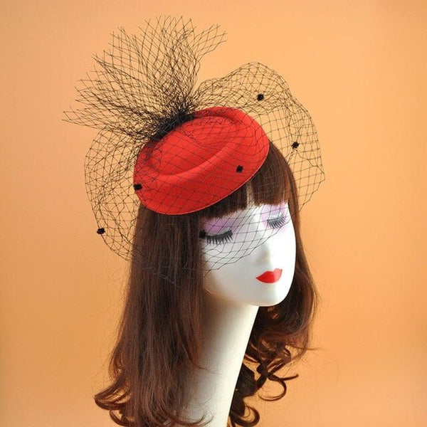 Wave Point Decor Hair Clips Wedding Bridal Cocktail Headwear Hair Accessory