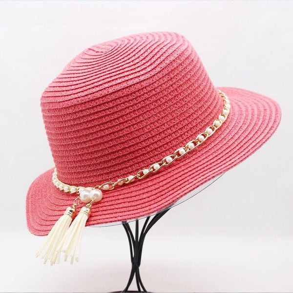 Ladies Fedoras Straw Panama Wedding Hats
