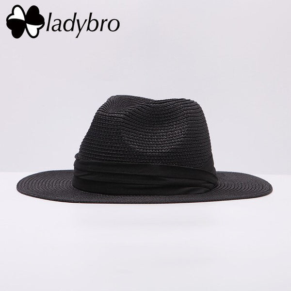 Ladybro Summer Women's  Wide Brim Beach Sun Hat