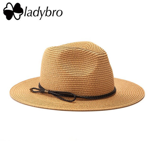 Ladybro Summer Women's  Wide Brim Beach Sun Hat