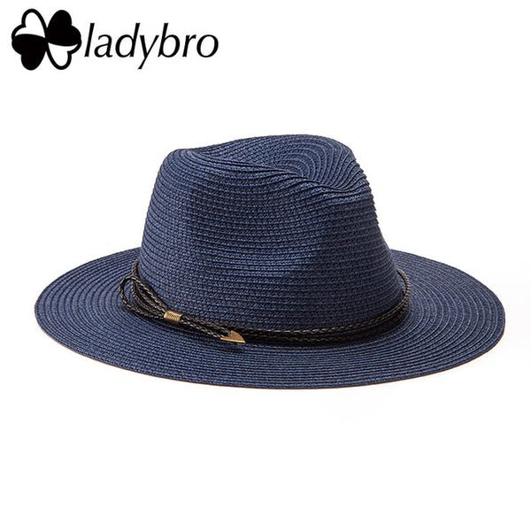 Ladybro Summer Women's  Wide Brim Beach Sun Hat