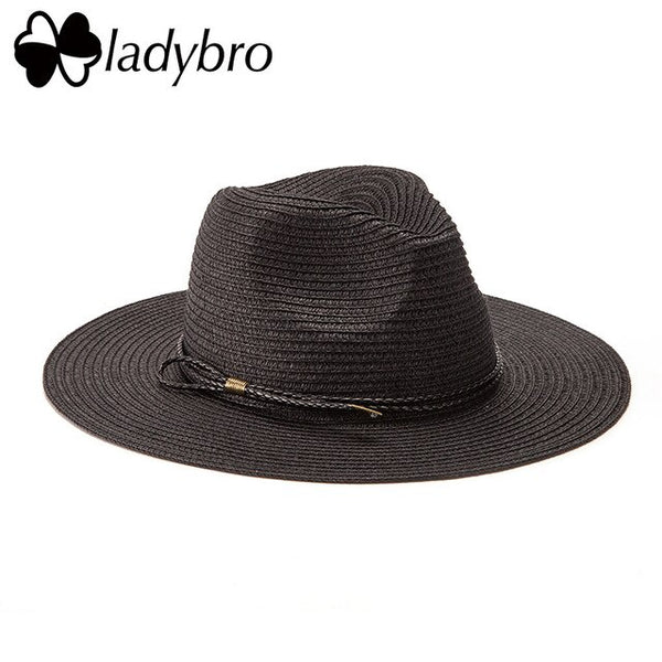 Ladybro Summer Women's  Wide Brim Beach Sun Hat