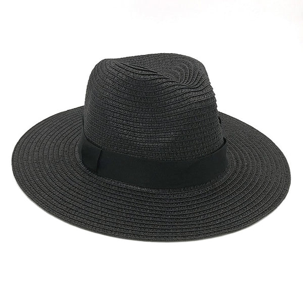 Vintage Panama Hat Men Straw Fedora  Summer Beach