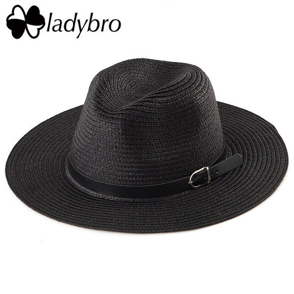Ladybro Summer Women's  Wide Brim Beach Sun Hat