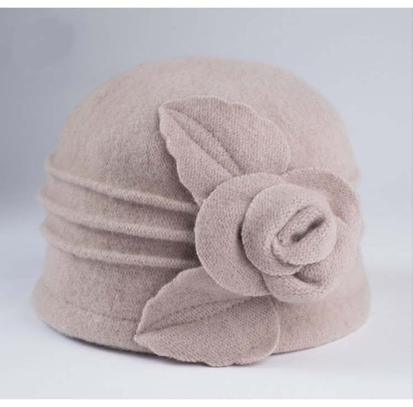 Fedora Middle aged ladies Wool Hat