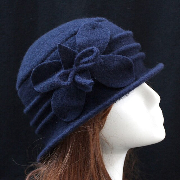 Fedora Middle aged ladies Wool Hat