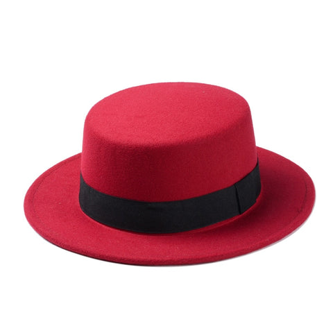 Child Kid Felt Fedora Hat For Boy Gir Flat