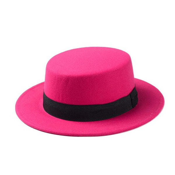 Child Kid Felt Fedora Hat For Boy Gir Flat