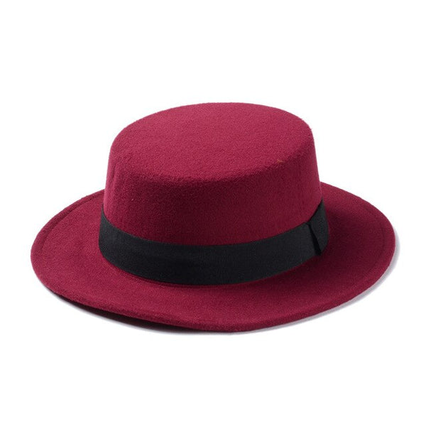 Child Kid Felt Fedora Hat For Boy Gir Flat
